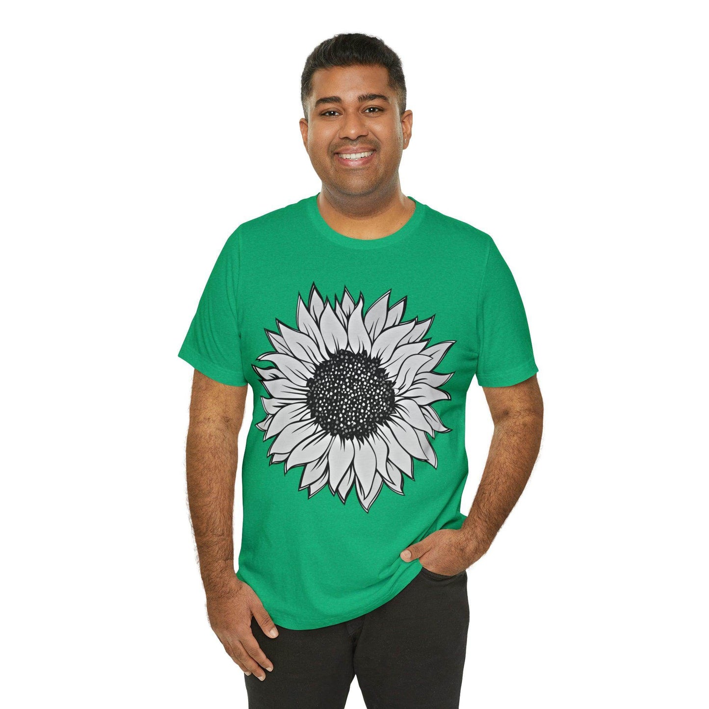 Sunflower Shirt, Floral Tee Shirt, Flower Shirt, Garden Shirt, Womens Fall Summer Shirt Sunshine Tee, Gift for Gardener, Nature love - Giftsmojo