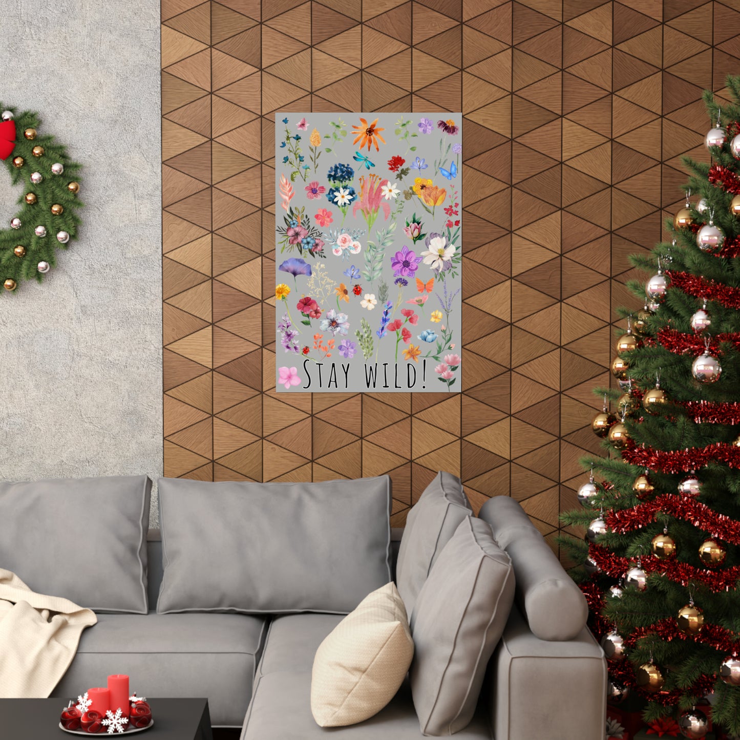Watercolor Wildflowers Wall Art