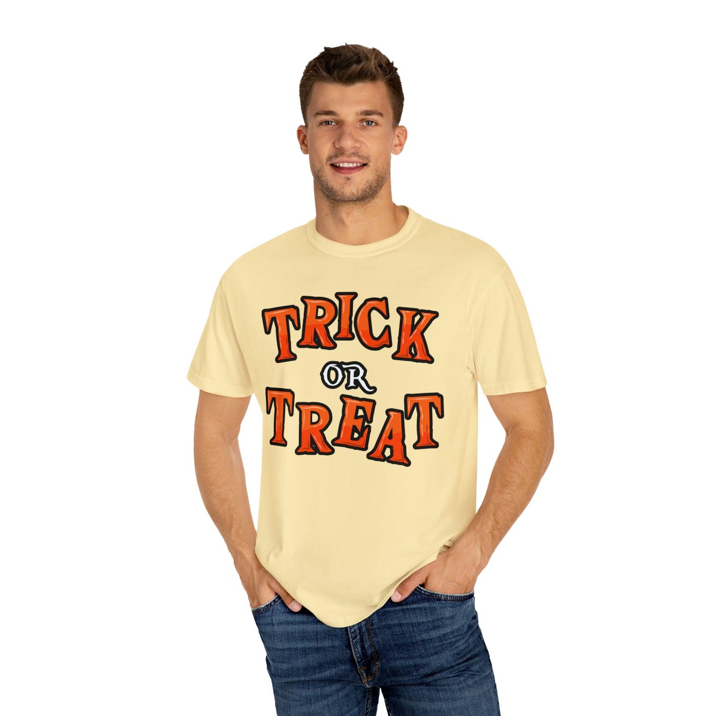 Trick or Treat Shirt Halloween Party Outfit Vintage Shirt Halloween Shirt Cute Spooky Shirt, Halloween Gift Halloween T-shirtRetro Halloween Tshirt - Giftsmojo
