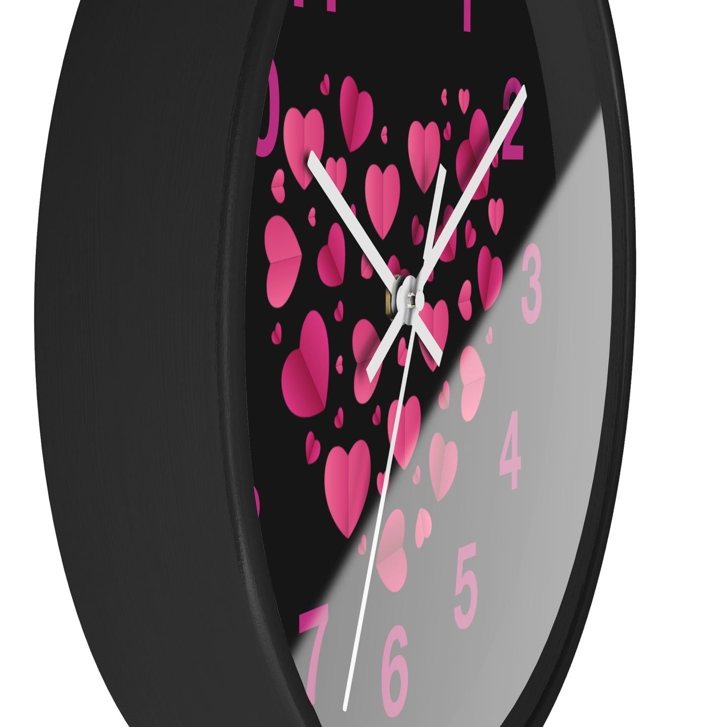 Heart Wall Clock Love Clock Romantic Home Decor