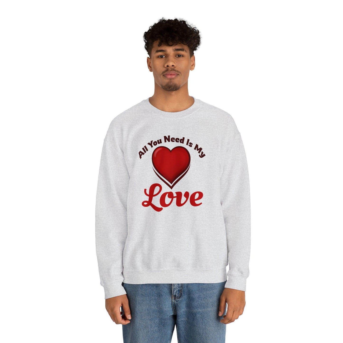 All you need is My Love Tee Hooded Sweatshirt - Giftsmojo
