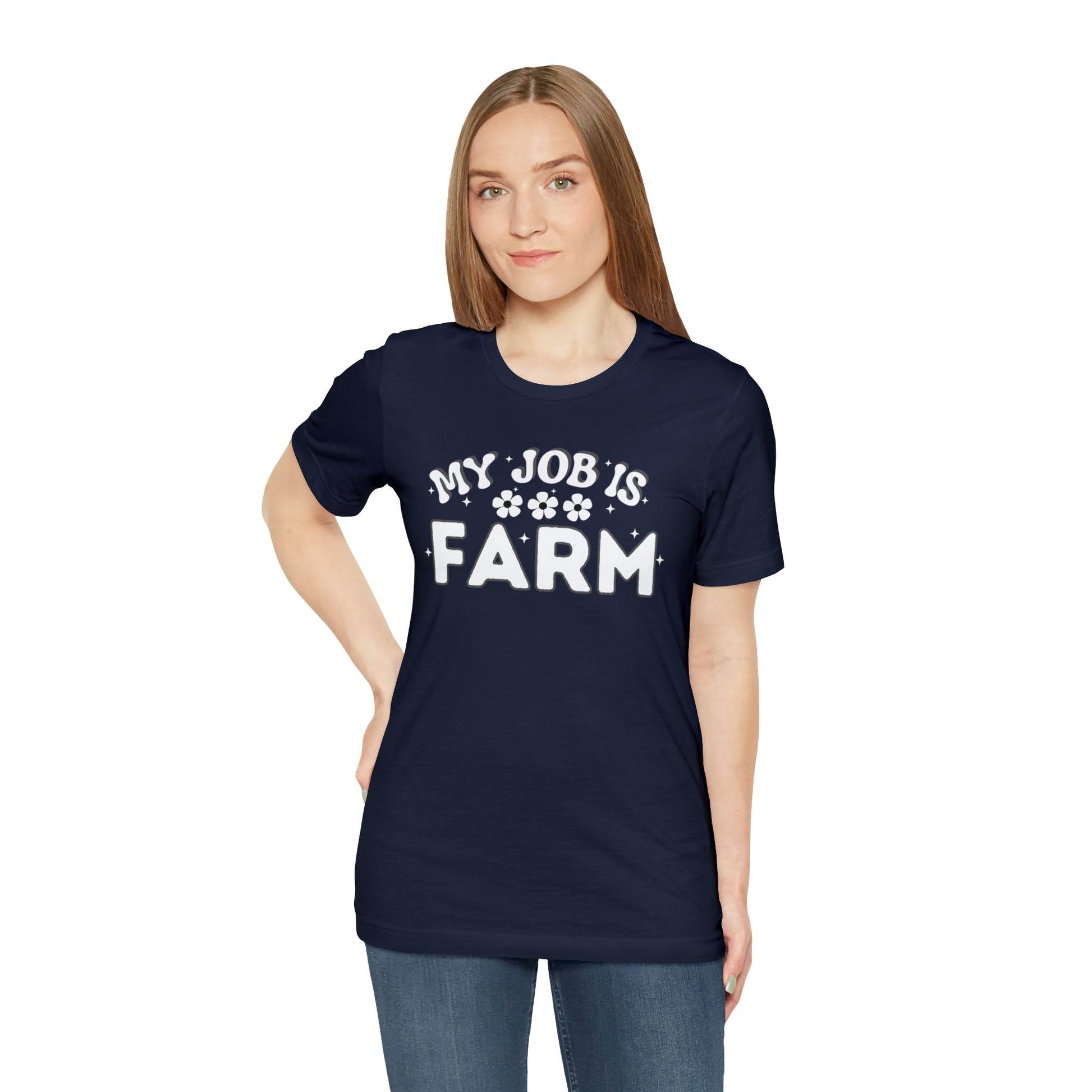 My Job is Farm Shirt Farmer Shirt Farming Shirt Homestead Gardening Shirt Farmers, Farmhand, Livestock Farmer, Crop Grower Horticulturist, Animal Scientist, Agricultural Engineer Environmental Scientist,  - Giftsmojo