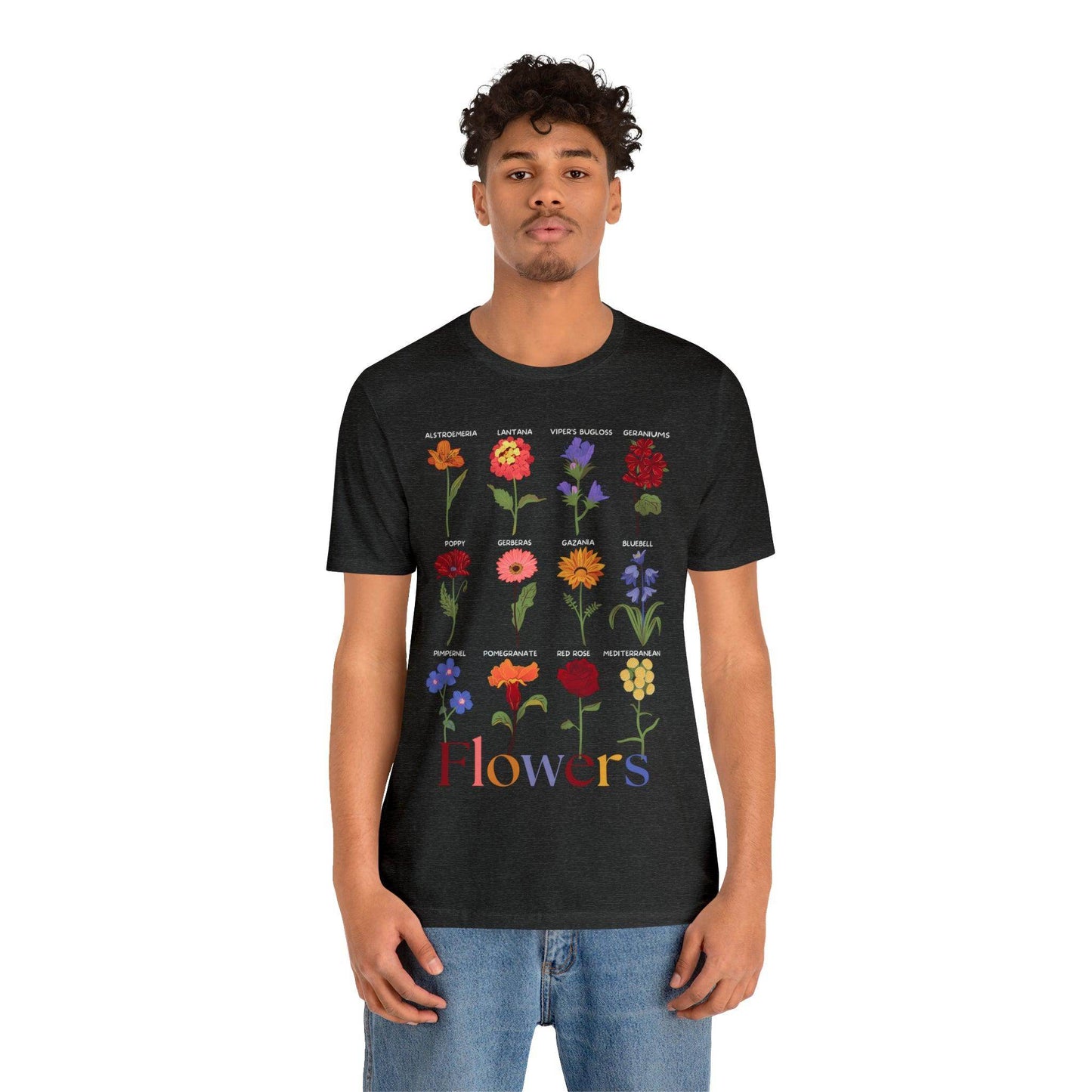 Wildflower Tshirt, Flower Shirt, Types of Flowers Shirt, Floral Tshirt, Gift for Women, Ladies Shirts Best Friend Gift, Plant Mom Nature - Giftsmojo