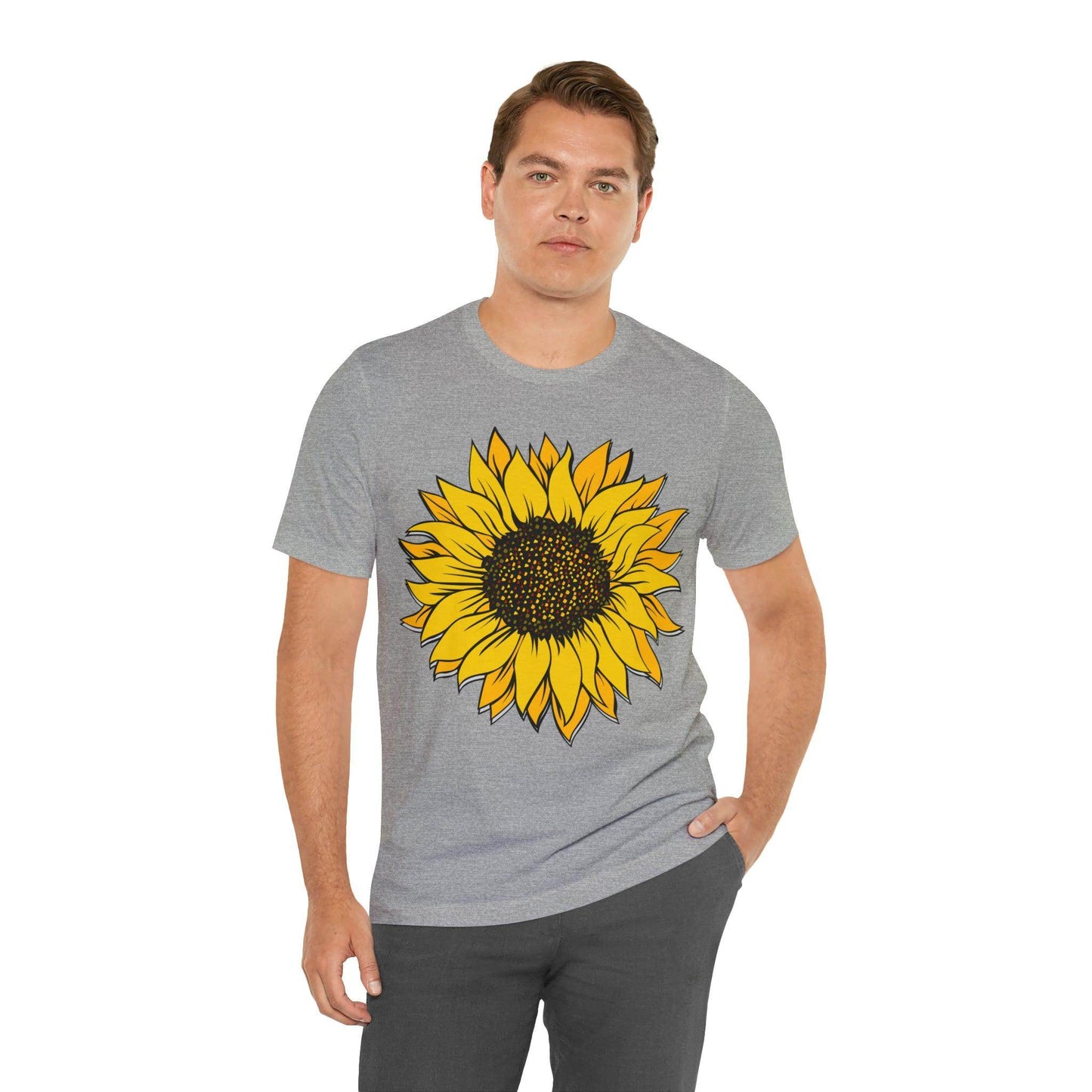 Sunflower Shirt, Floral Tee Shirt, Flower Shirt, Garden Shirt, Womens Fall Summer Shirt Sunshine Tee, Gift for Gardener, Nature lover shirt - Giftsmojo