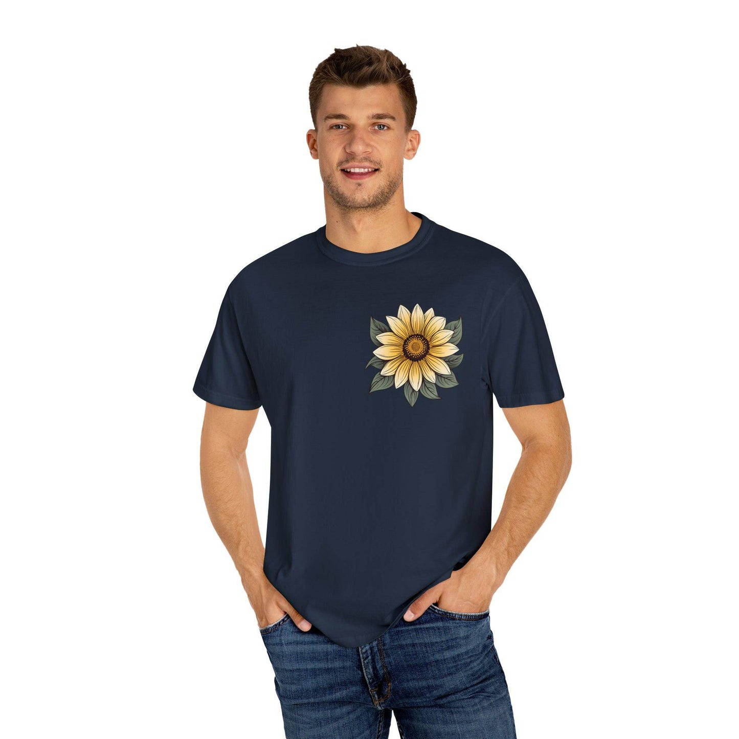 Sunflower Shirt Women Flower Shirt Aesthetic, Floral Graphic Tee Floral Shirt Flower T-shirt, Wild Flower Shirt Gift For Her Wildflower T-shirt - Giftsmojo