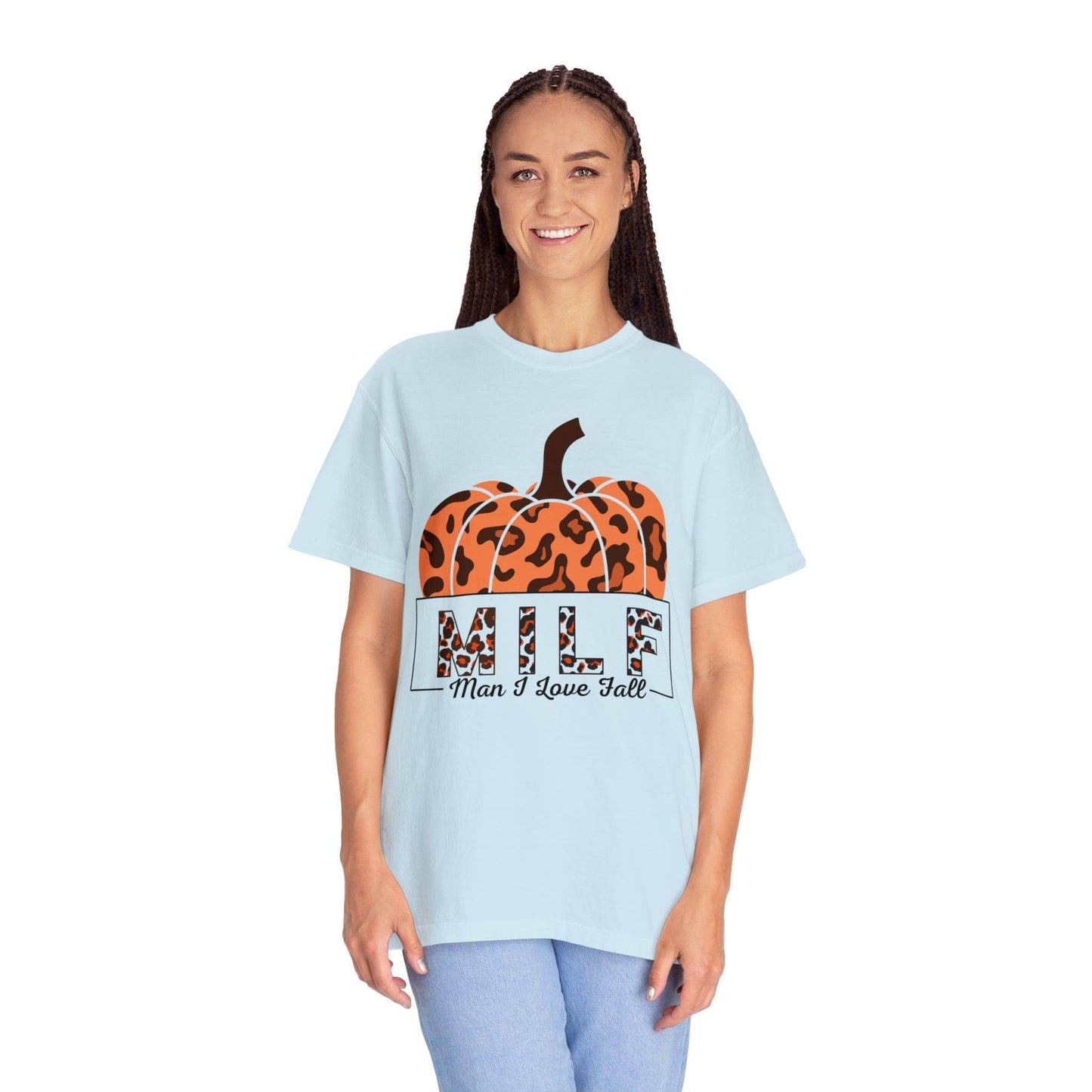 Man I love Fall Gift for Fall Funny fall shirts gift Pumpkin comfort colors - Giftsmojo