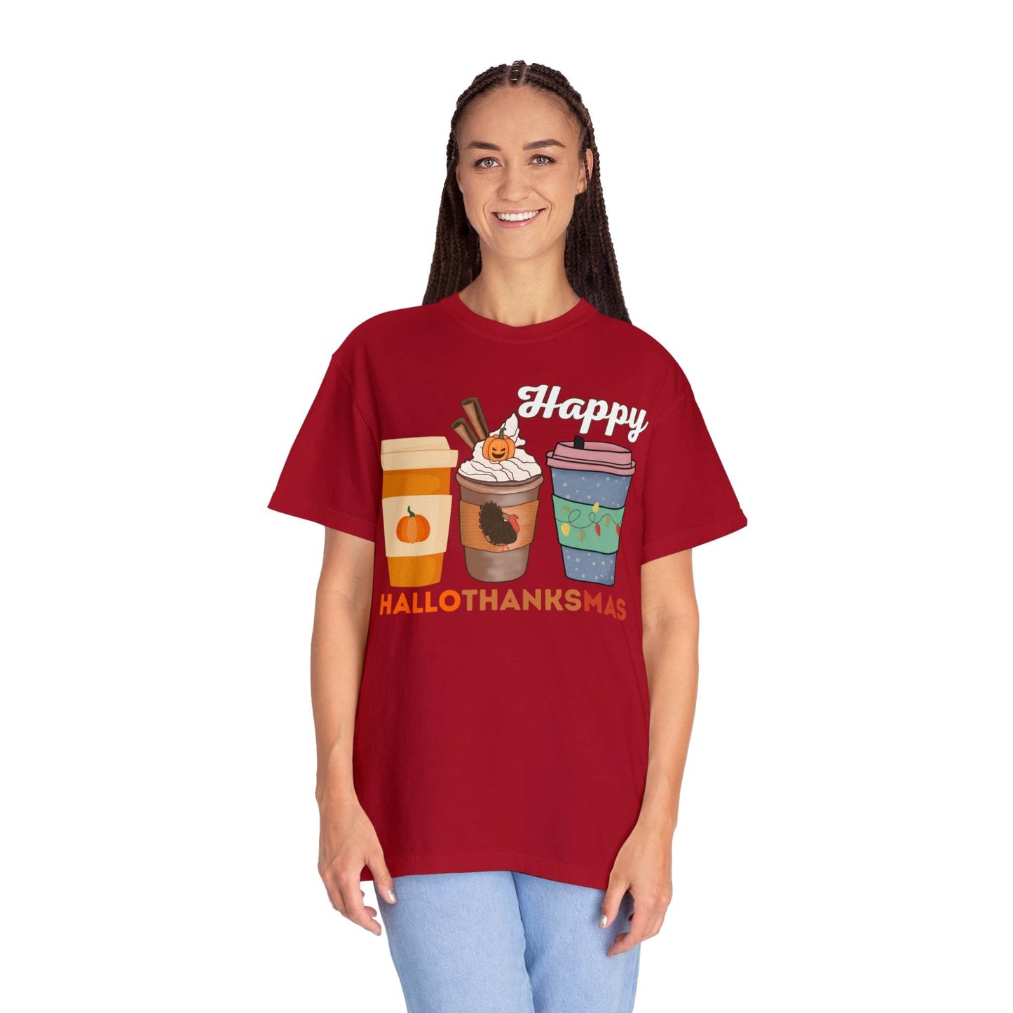 HALLOTHANKSMAS Gift for Fall Halloween Thanksgiving Christmas Gift - Giftsmojo