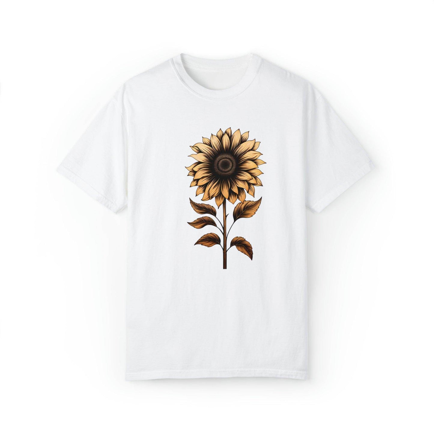 Vintage Sunflower Shirt Flower Shirt Aesthetic, Floral Graphic Tee Floral Shirt Flower T-shirt, Vintage Wild Flower Shirt Vintage Flower Shirt, - Giftsmojo