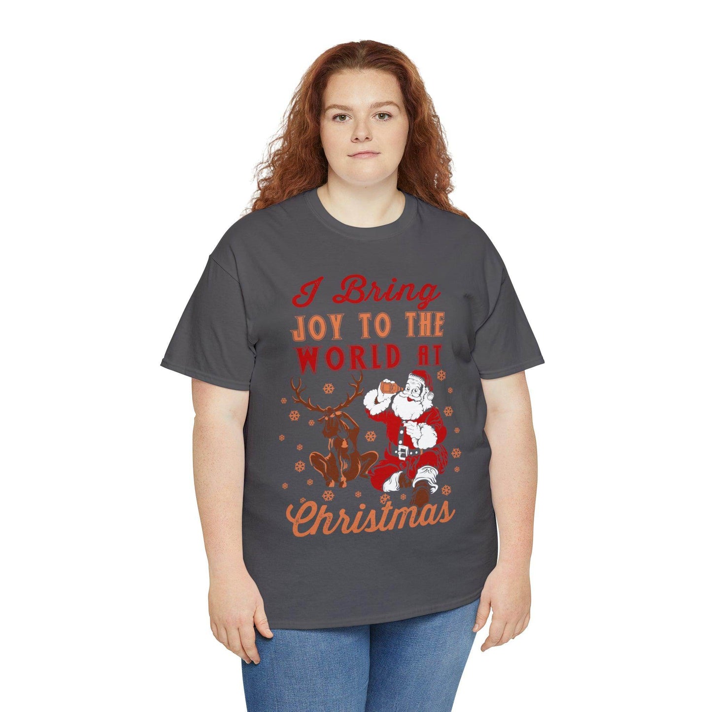 I bring Joy to the World at Christmas Shirt, Christmas Tee Christmas outfit, Christmas gifts - Giftsmojo