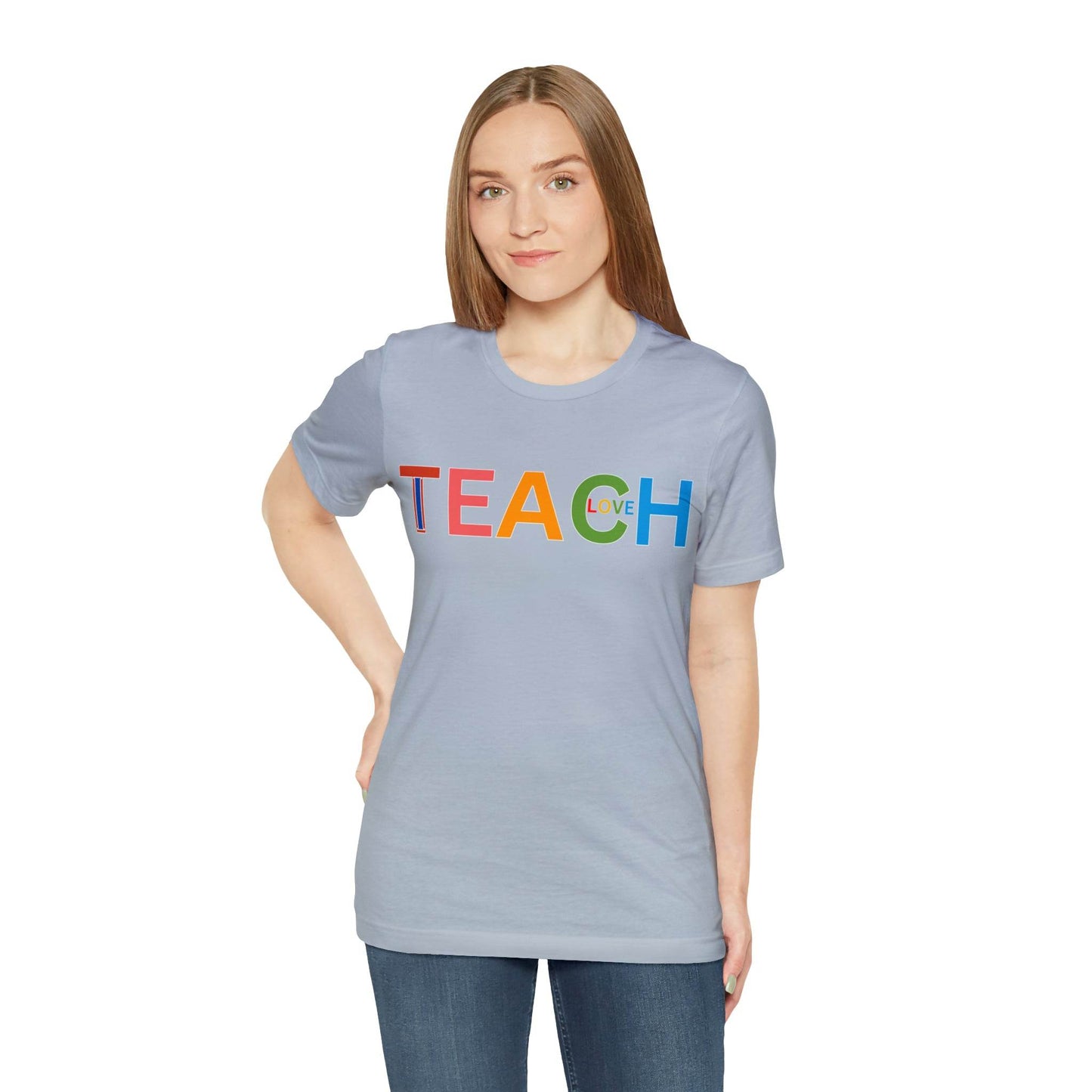 I Teach Love Shirt, Teacher Shirt, Teacher Appreciation Gift for Teachers - Giftsmojo