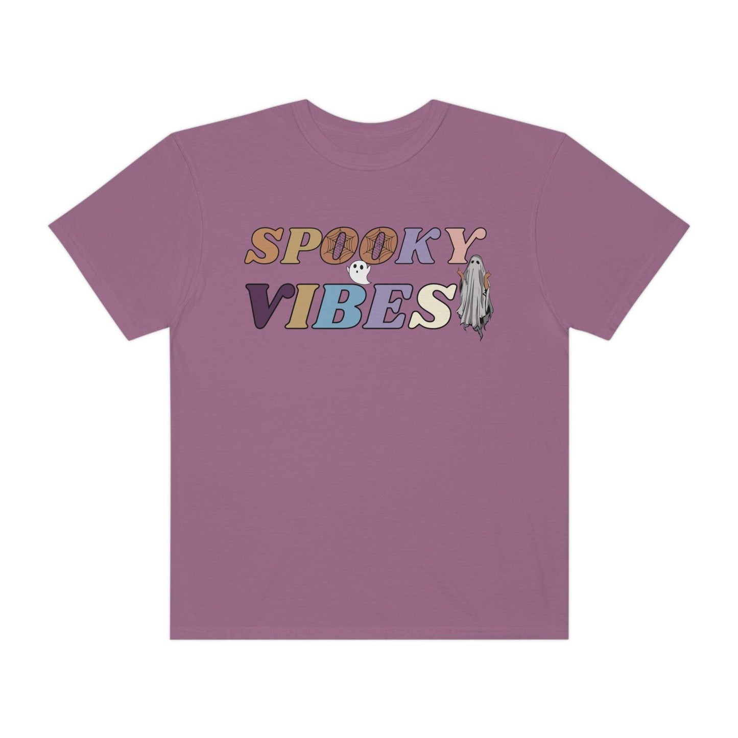 Retro Halloween Tshirt, Spooky Vibes Shirt, Vintage Shirt, Cute Halloween Shirt - Fall shirt - Giftsmojo