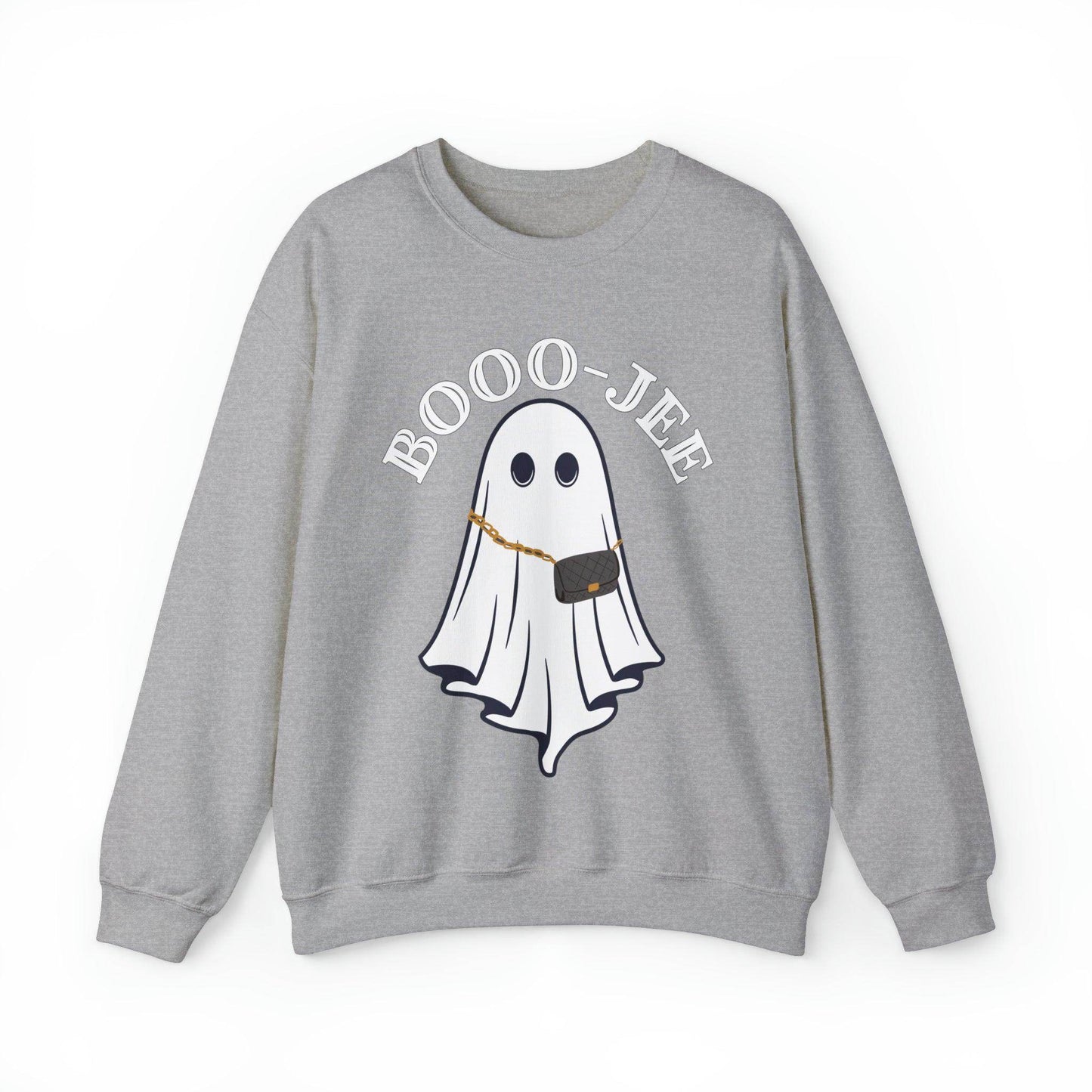 Booo-Jee Halloween Sweatshirt, Boo Halloween Sweatshirt, Spooky Ghost Sweatshirt, Boo Jee Shirt, Halloween Ghost Sweatshirt, Halloween Boo Shirt - Giftsmojo