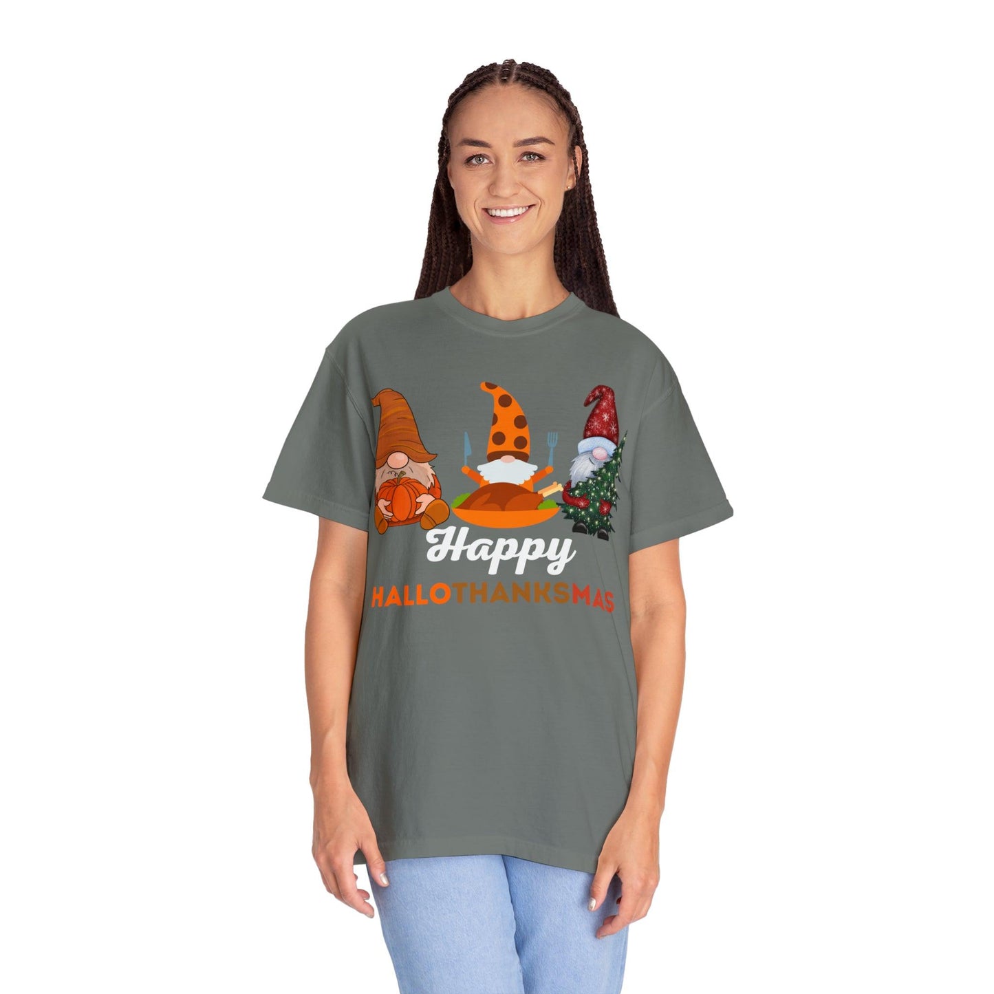 Happy HALLOTHANKSMAS Gift for Fall Halloween Thanksgiving Christmas Gift