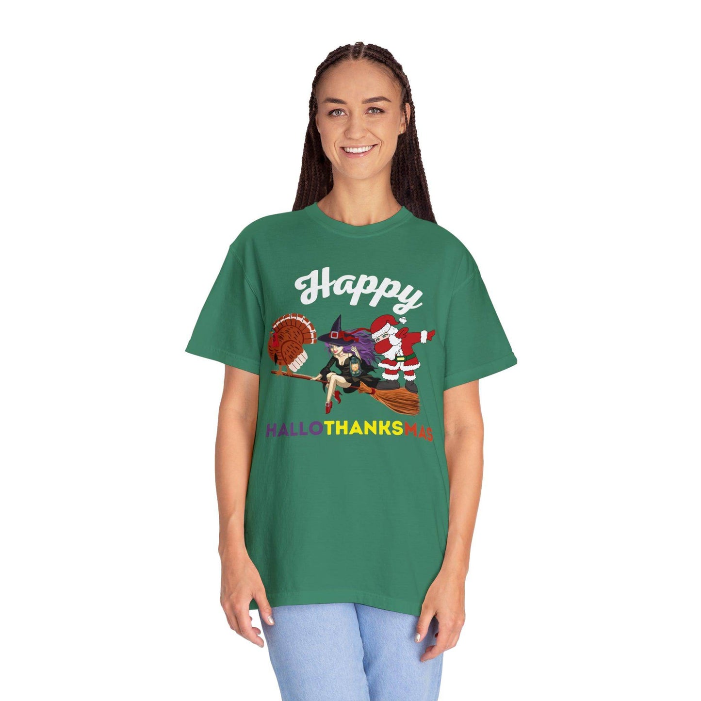 Happy HALLOTHANKSMAS Gift for Fall Halloween Thanksgiving Christmas Gift - Giftsmojo