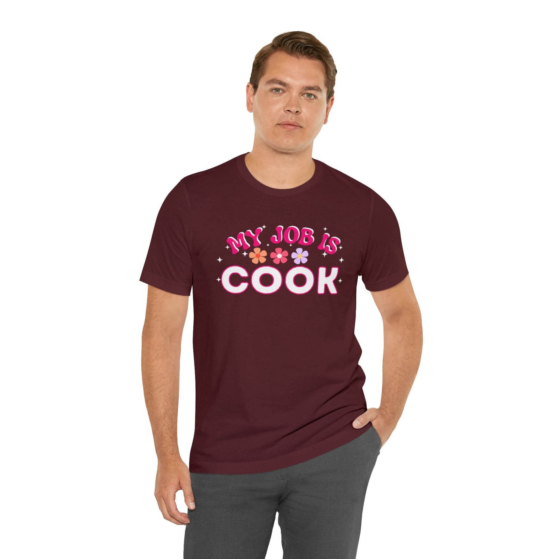 My Job is Cook Shirt Chef Shirt, Restaurant Cook Shirt Mom Shirt Dad Shirt - Giftsmojo