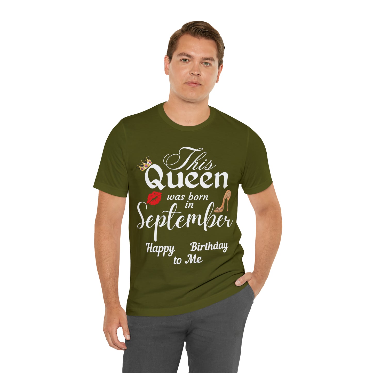 Birthday Queen Shirt, Gift for Birthday, This Queen was born in September Shirt, Funny Queen Shirt, Funny Birthday Shirt, Birthday Gift