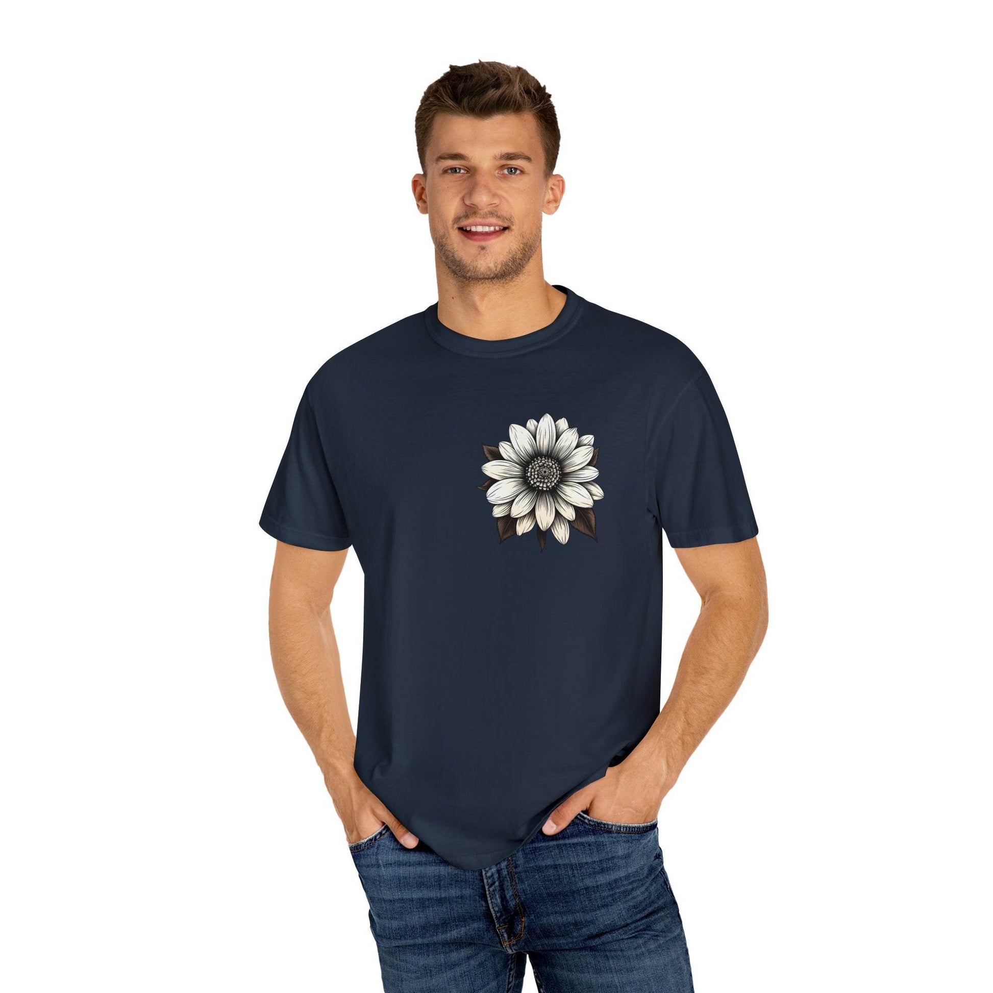 Sunflower Shirt Women Flower Shirt Aesthetic Women Top Floral Graphic Tee Floral Shirt Flower T-shirt, Wild Flower Shirt Gift For Her - Giftsmojo