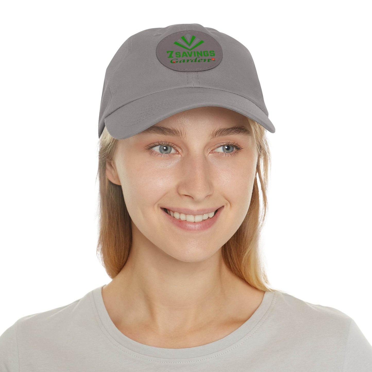 7savings Dad Hat with Leather Patch (Round) Plant lover hat - Giftsmojo