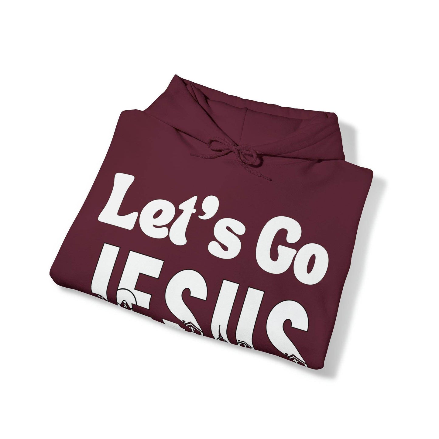 Let's Go Jesus Hoodie Funny Christian Shirt Christian Gift Trendy Christian Sweatshirt Religious Sweatshirt Jesus Hooded Sweatshirt Faith Shirt - Giftsmojo