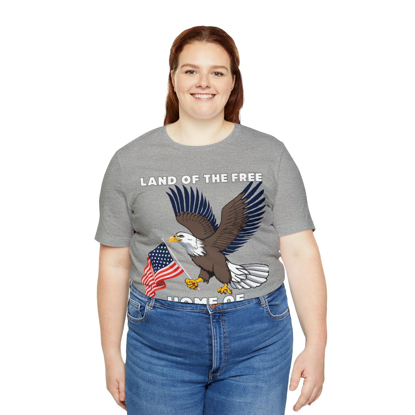 Celebrate Independence Day with Patriotic Shirts: Land of the free, Home of the Brave Shirt for Women and Men