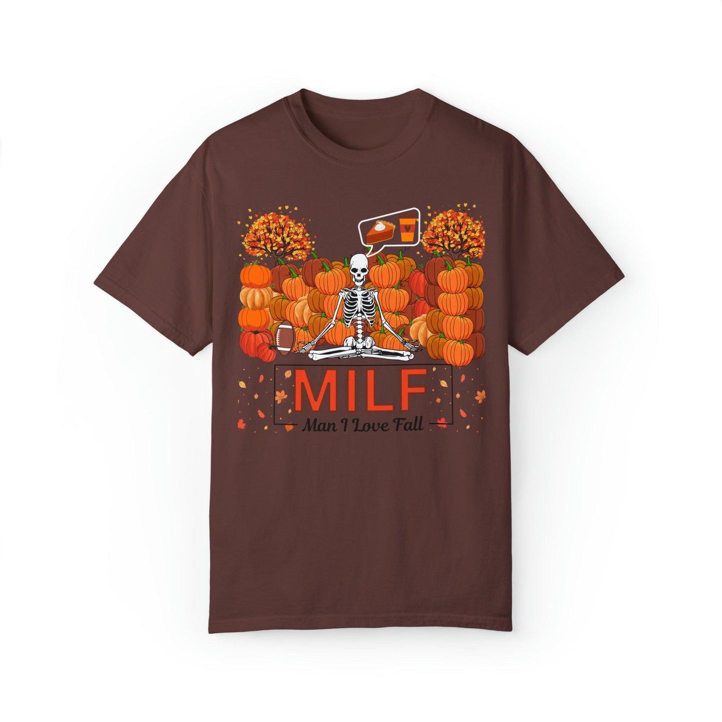 MILF Man I love Fall Gift for Fall Funny Fall Shirts Gift Pumpkin Comfort Colors Shirt