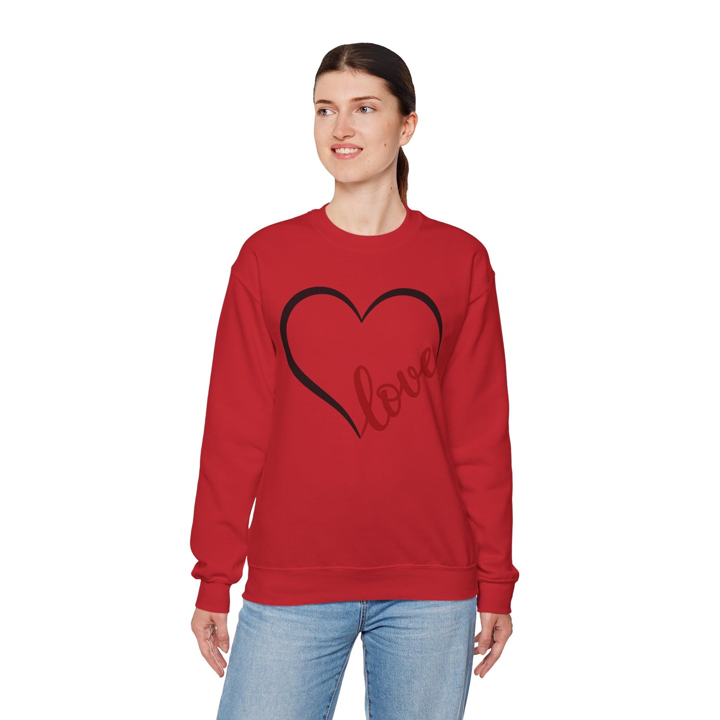 Heart Valentine Sweatshirt - Unisex