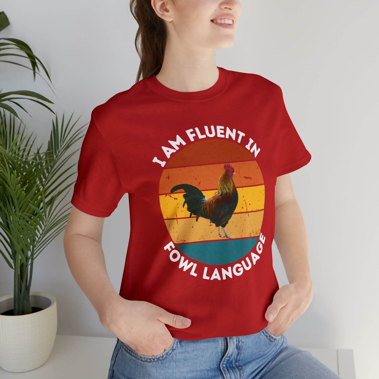 Fluent in Fowl Language shirt, Chicken Shirt Chicken Tee Chicken Owner Gift - Gift For Chicken Lover gift - Giftsmojo