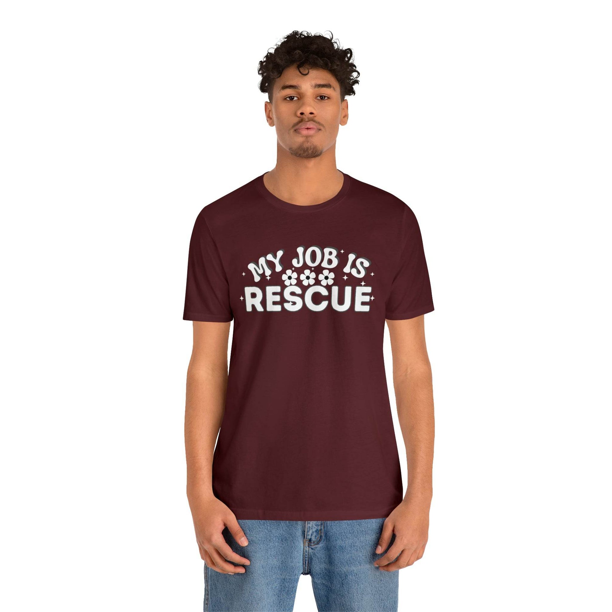 My Job is Rescue Shirt Firefighter Shirt Coast Guard Shirt - Giftsmojo