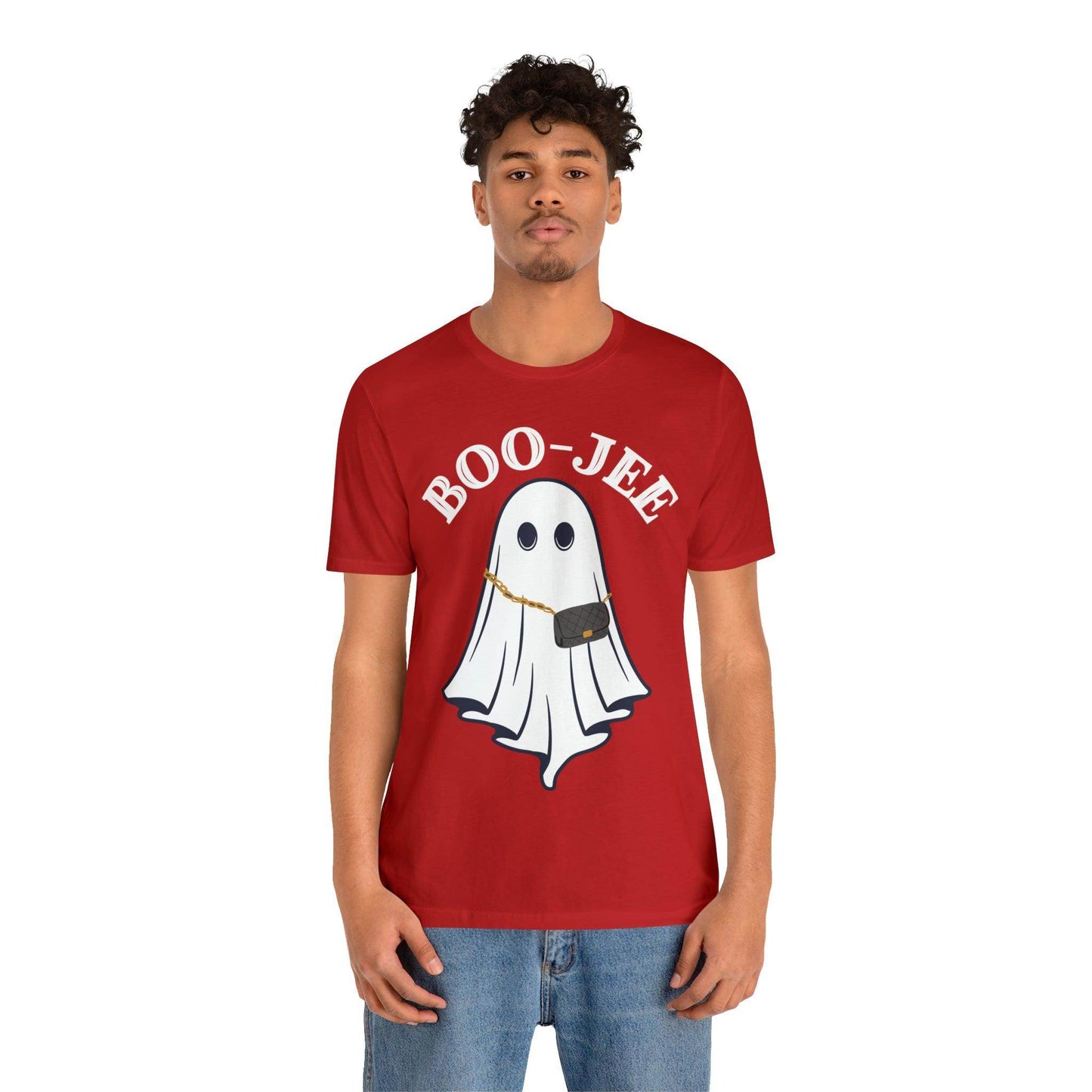 Cute Boo-Jee Ghost Halloween Shirt Vintage Ghost Halloween Costume Scary Halloween Tshirt, Vintage Shirt Boujee Halloween Tee - Giftsmojo