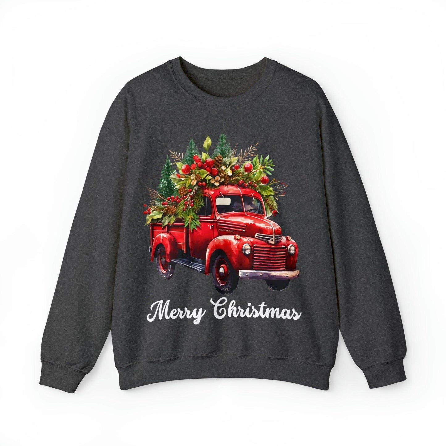 Christmas Tree Sweatshirt Christmas Truck Sweatshirt Christmas Sweater Tree Truck Shirt Christmas Sweatshirt Tree Sweat Pine Tree Pullover - Giftsmojo