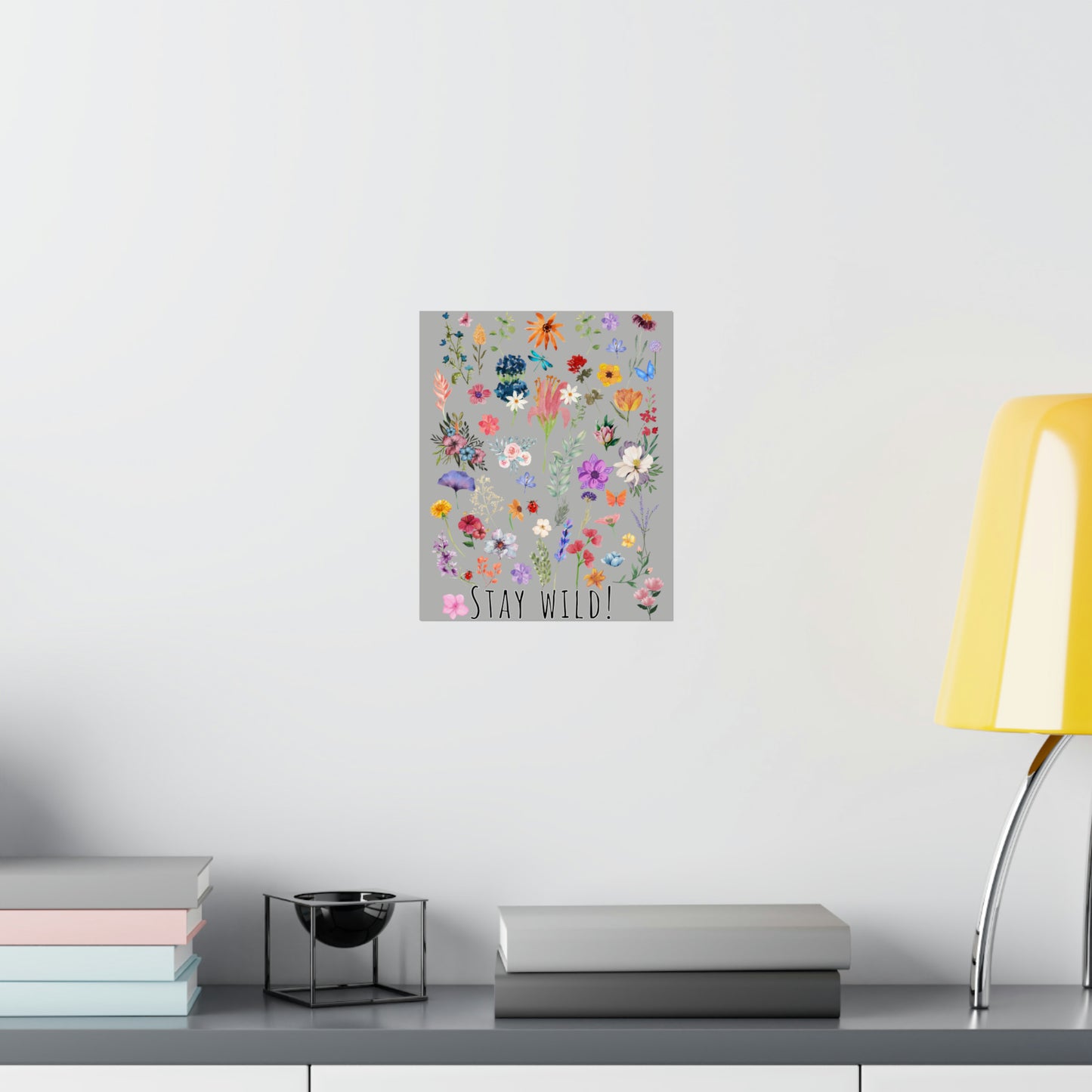 Watercolor Wildflowers Wall Art