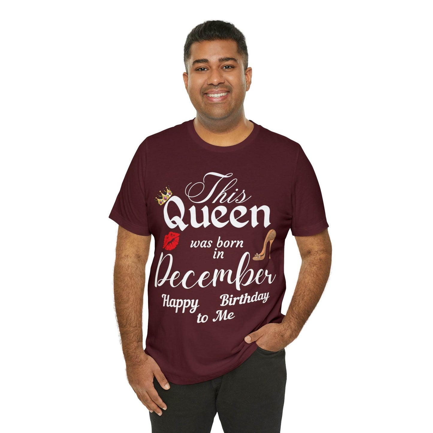 Birthday Queen Shirt, Gift for Birthday, This Queen was born in December Shirt, Funny Queen Shirt, Funny Birthday Shirt, Birthday Gift - Giftsmojo