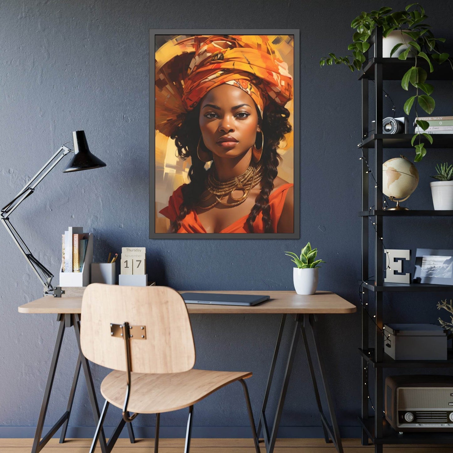 African Woman Framed Paper Posters - Giftsmojo