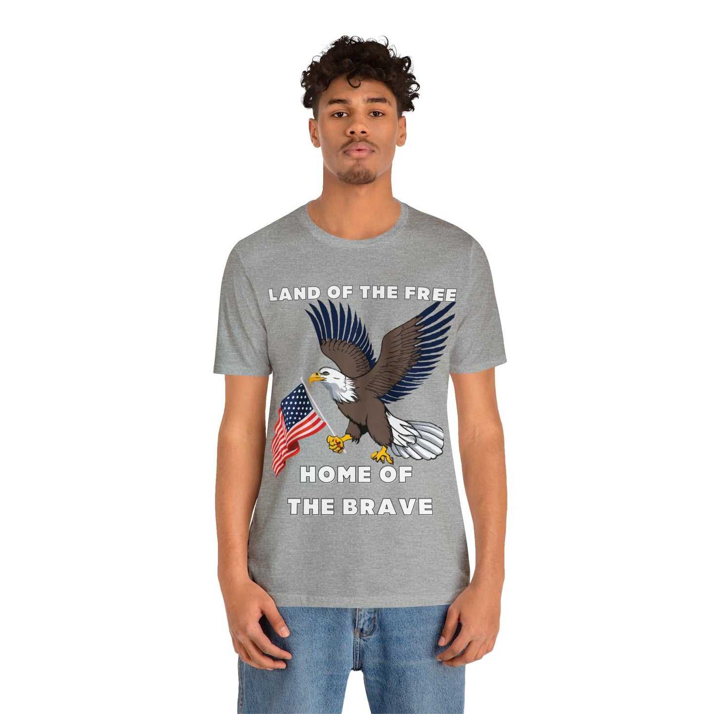 Celebrate Independence Day with Patriotic Shirts: Land of the free, Home of the Brave Shirt for Women and Men