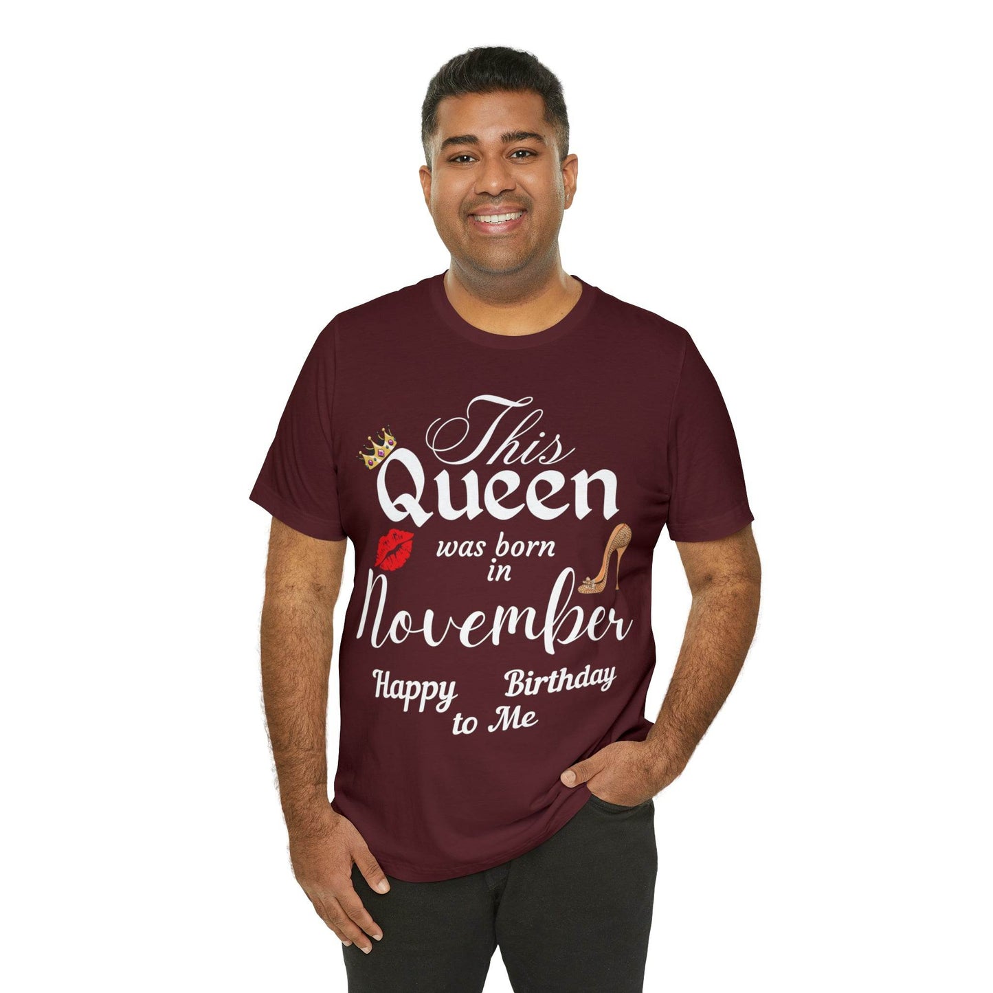 Birthday Queen Shirt, Gift for Birthday, This Queen was born in November Shirt, Funny Queen Shirt, Funny Birthday Shirt, Birthday Gift - Giftsmojo