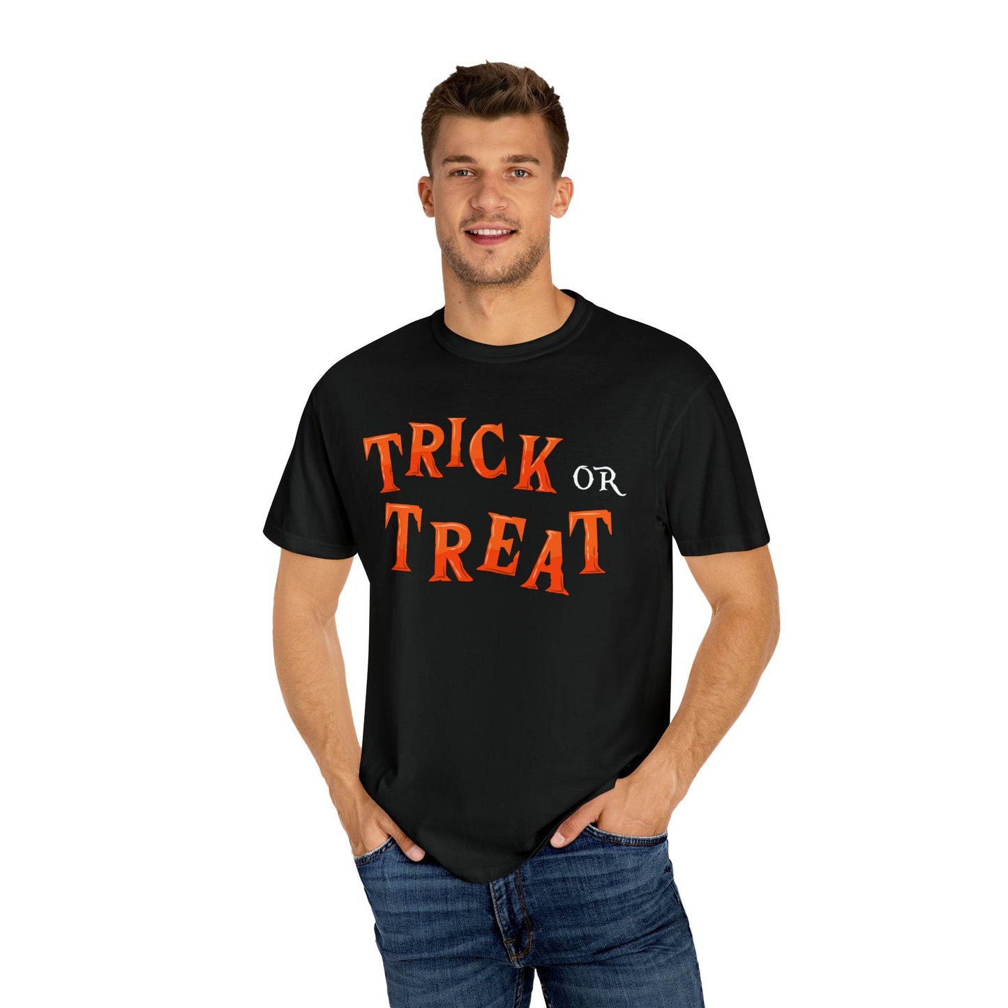 Halloween Party Outfit Trick or Treat Shirt Vintage Shirt Halloween Costume Cute Spooky Shirt, Halloween Gift Halloween T-shirt Trick or Treat Outfit - Giftsmojo