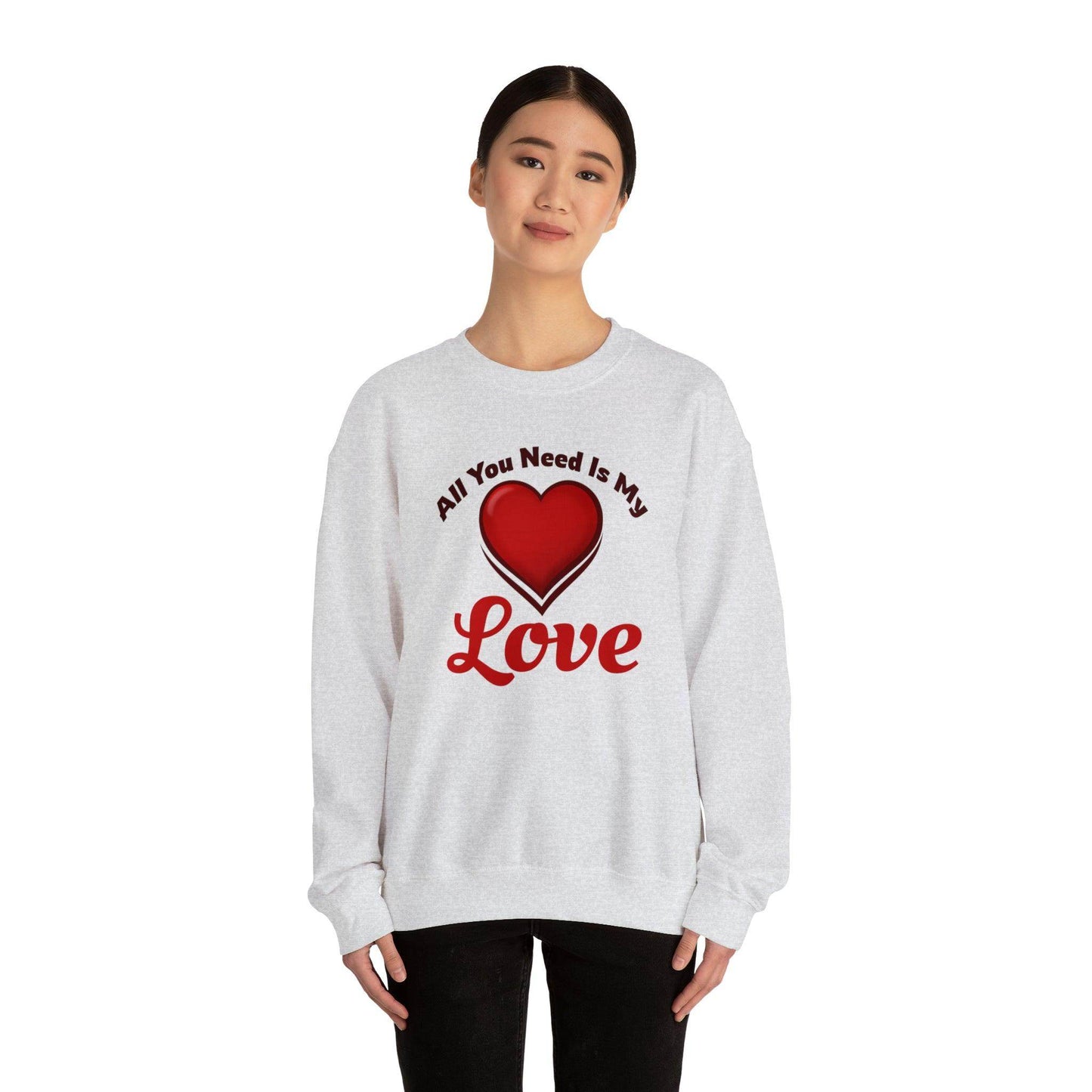 All you need is My Love Tee Hooded Sweatshirt - Giftsmojo