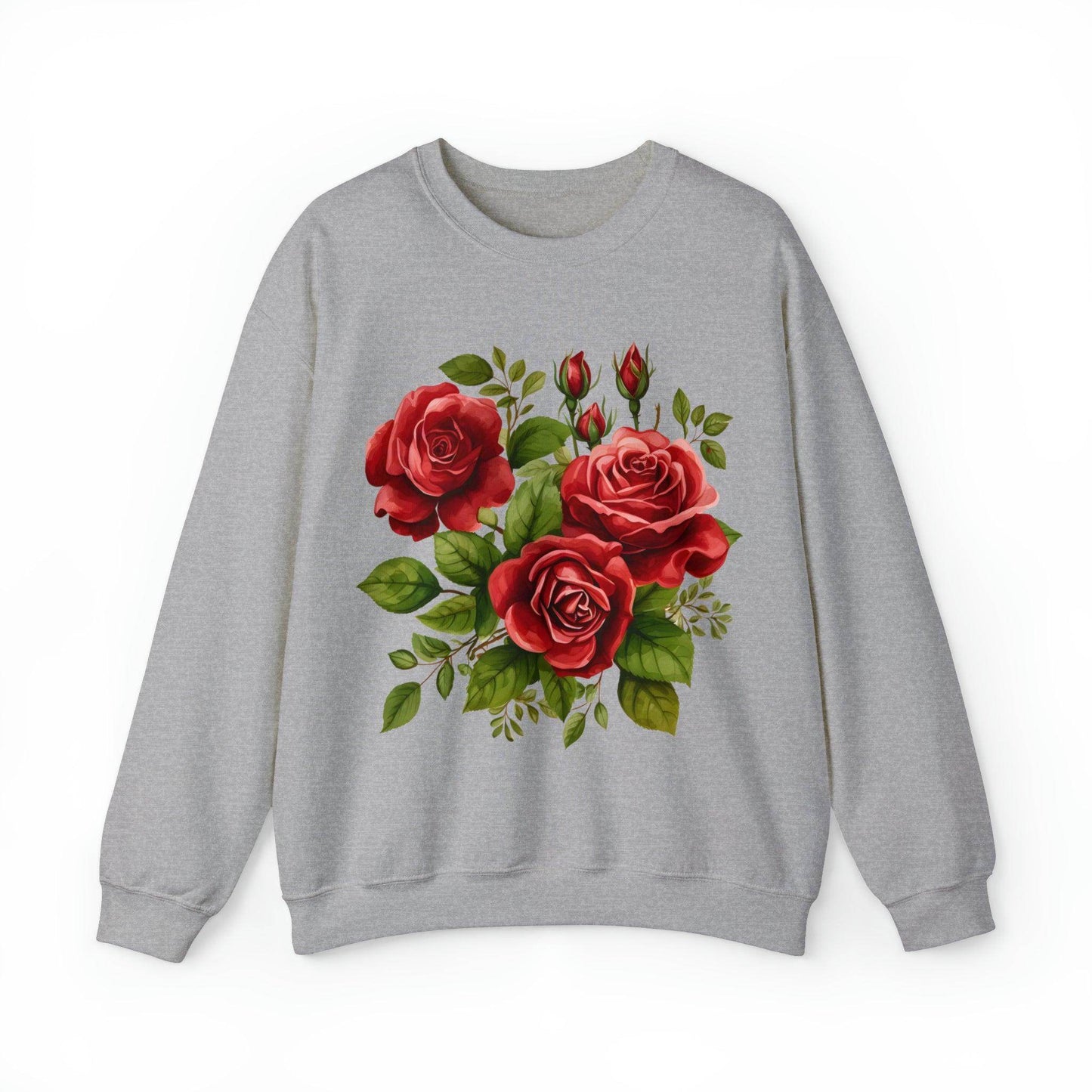 Christmas Flower Shirt Christmas Flower Sweatshirt Christmas Floral Sweatshirt Christmas Sweater Christmas Trendy Christmas Sweatshirt - Giftsmojo