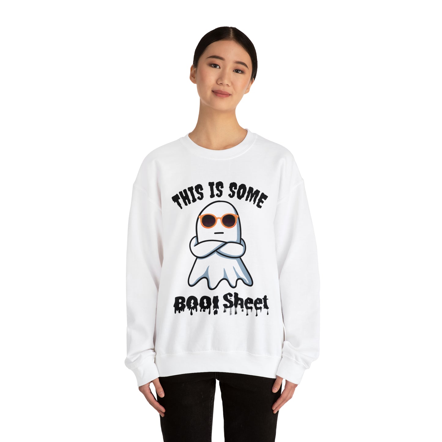 This Is Some Boo Sheet Funny HalloweenSweatshirt Funny Halloween Costume Spooky Season Tee Boo Ghost Sweatshirt Gift for Birthday Christmas