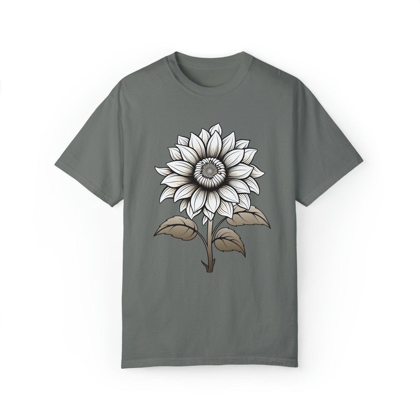 Sunflower Shirt Vintage Flower Shirt Aesthetic, Floral Graphic Tee Floral Shirt Flower T-shirt, Wild Flower Shirt Gift For Her