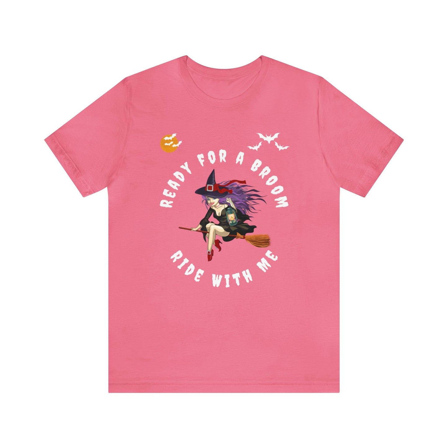 Ready for a Broom Ride with Me Halloween shirt, Witch shirt, Halloween tshirt, Halloween outfit, Work Halloween Costume - Giftsmojo