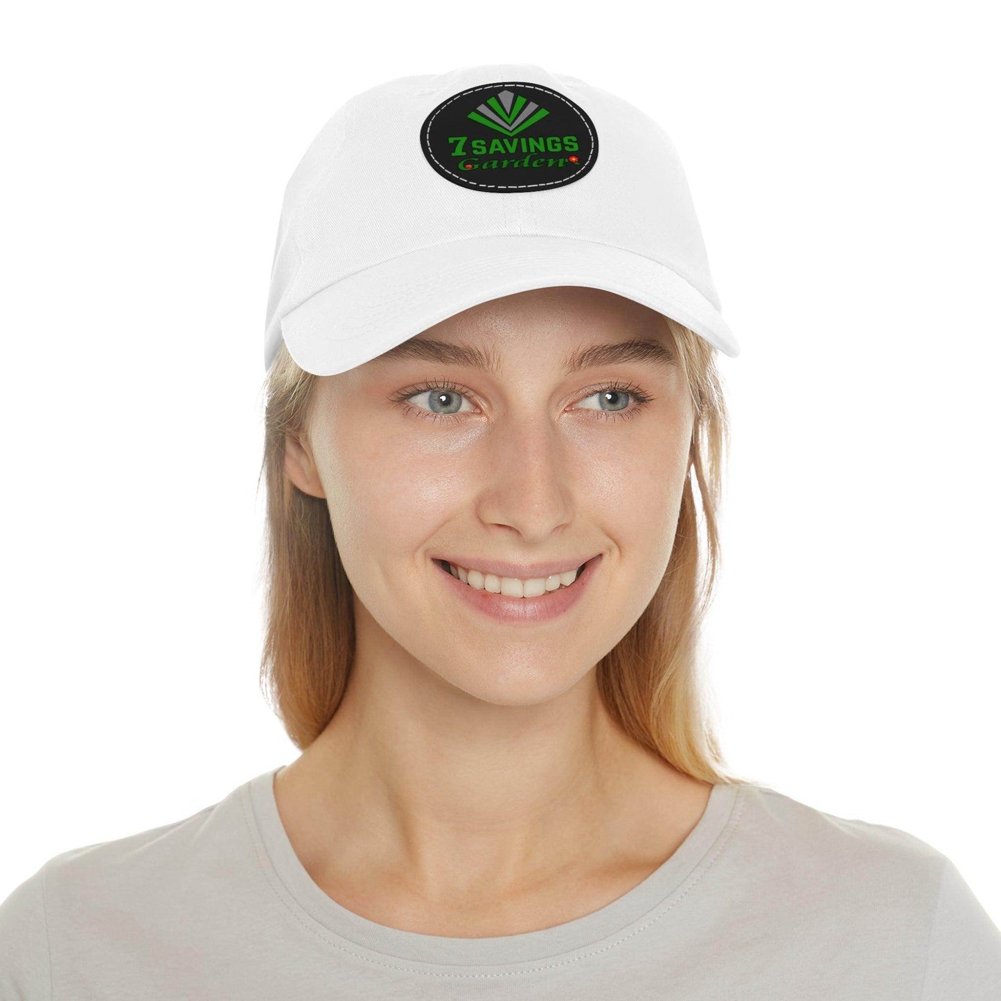 7savings Dad Hat with Leather Patch (Round) Plant lover hat - Giftsmojo