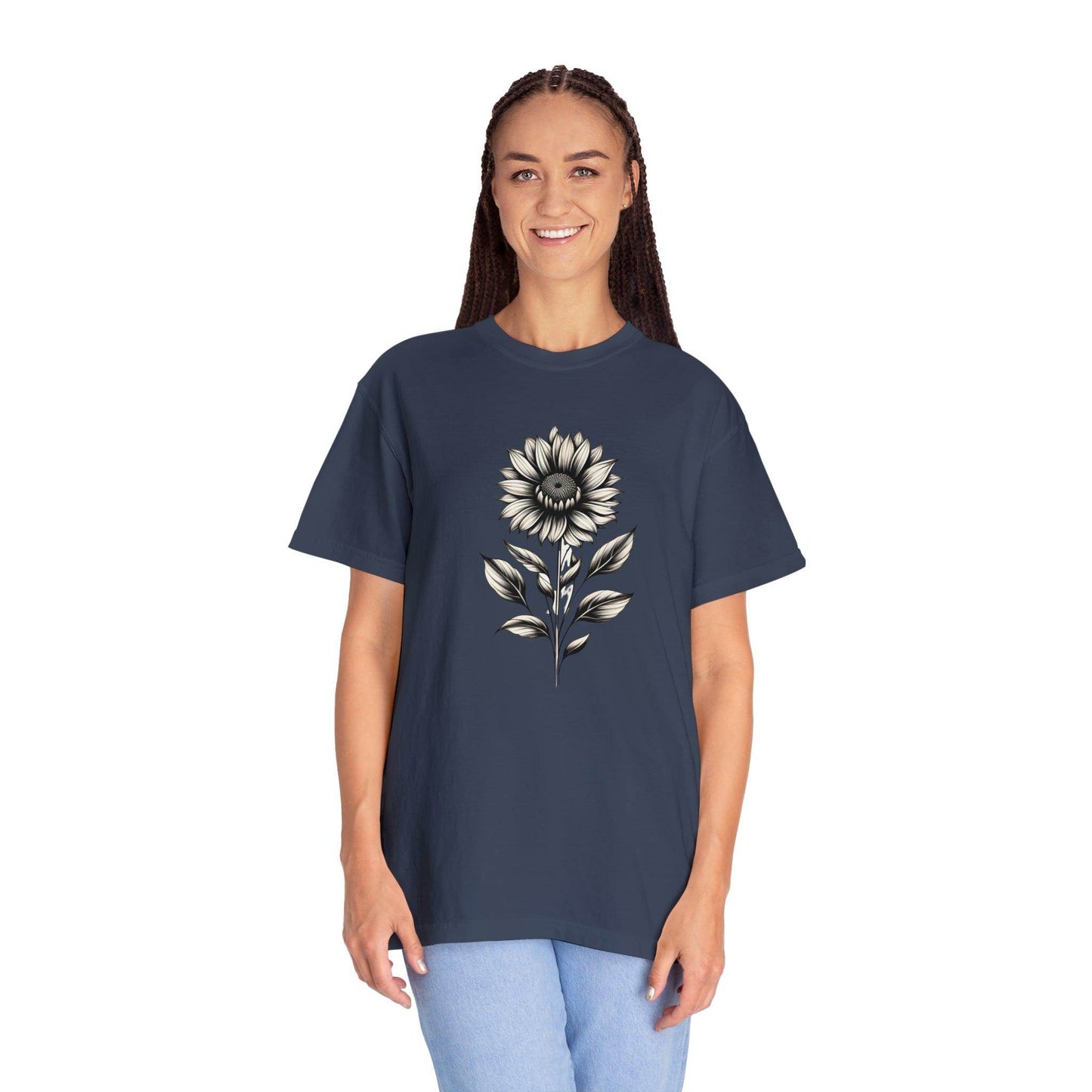 Sunflower Shirt Flower Shirt Aesthetic, Floral Graphic Tee Floral Shirt Flower T-shirt, Wild Flower Shirt Gift For Her Wildflower T-shirt - Giftsmojo