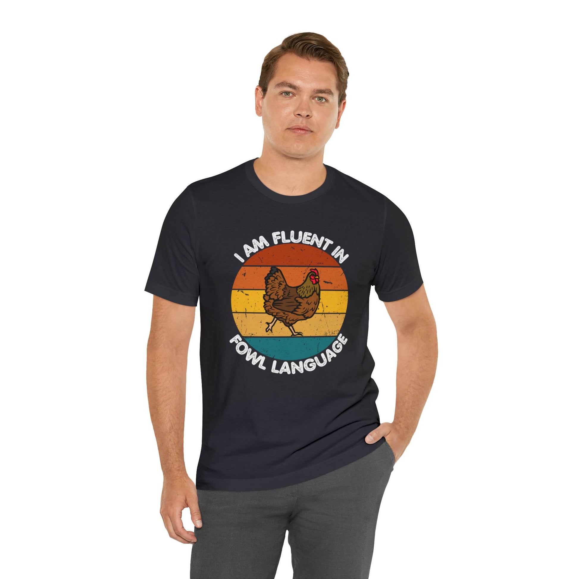 Fluent in Fowl Language shirt, Chicken Shirt Chicken Tee Chicken Owner Gift - Gift For Chicken Lover gift - Giftsmojo