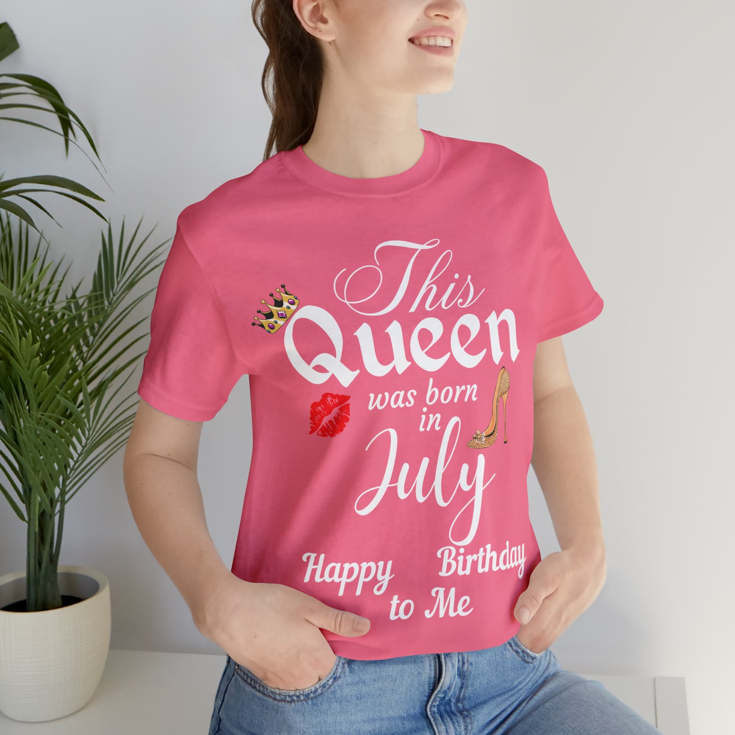 Birthday Queen Shirt, Gift for Birthday, This Queen was born in July Shirt, Funny Queen Shirt, Funny Birthday Shirt, Birthday Gift