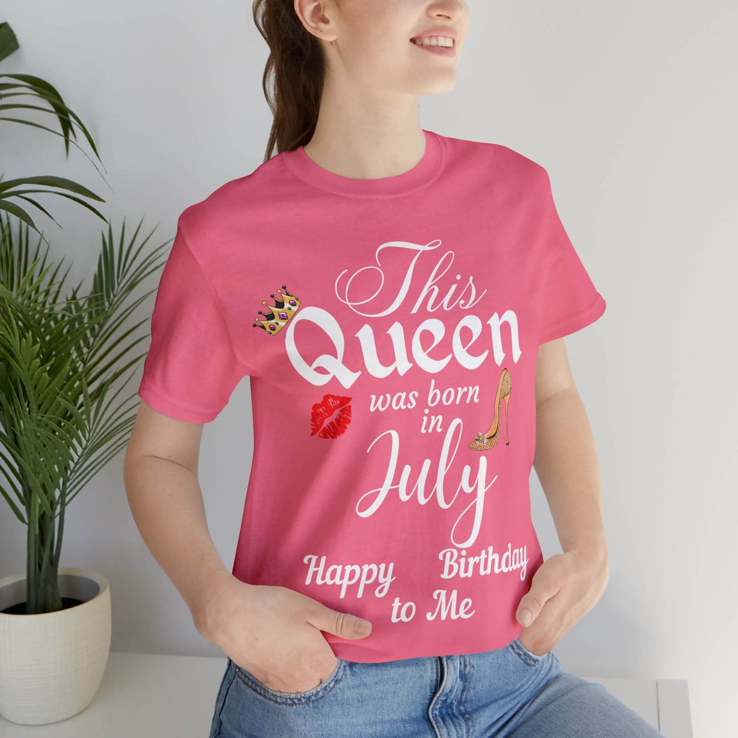 Birthday Queen Shirt, Gift for Birthday, This Queen was born in July Shirt, Funny Queen Shirt, Funny Birthday Shirt, Birthday Gift - Giftsmojo