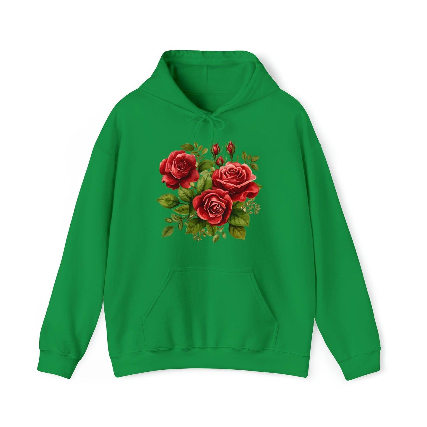 Christmas Flower Hooded Sweatshirt Christmas Flower Sweatshirt Christmas Sweater Christmas Pullover Christmas Flower Shirt - Giftsmojo
