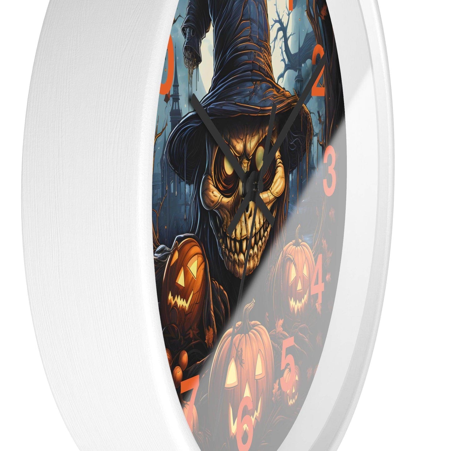 Halloween Ghost Wall Clock Home Decor Halloween Wall Clocks Halloween Clock Fall Clock Halloween Decor - Giftsmojo