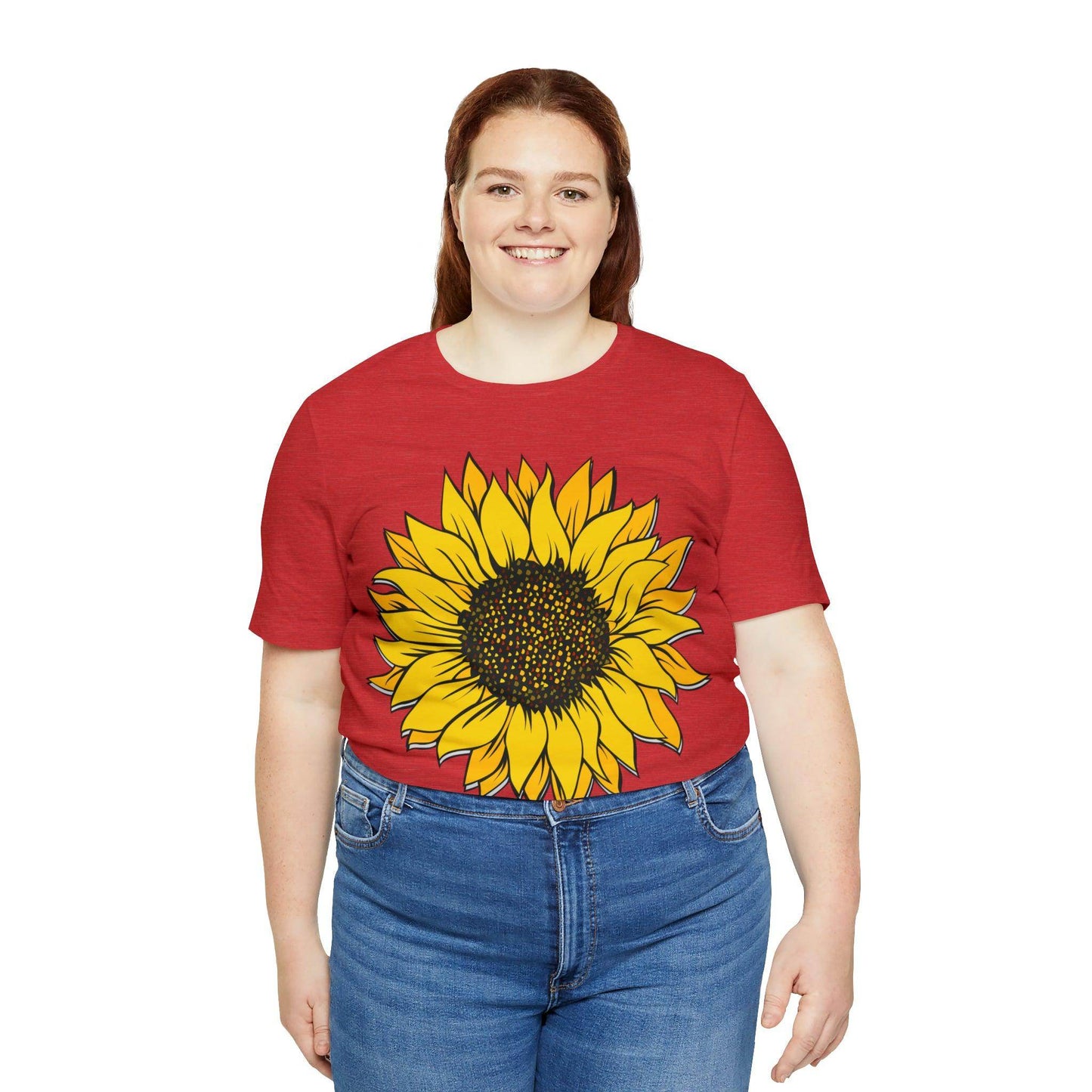 Sunflower Shirt, Floral Tee Shirt, Flower Shirt, Garden Shirt, Womens Fall Summer Shirt Sunshine Tee, Gift for Gardener, Nature lover shirt - Giftsmojo