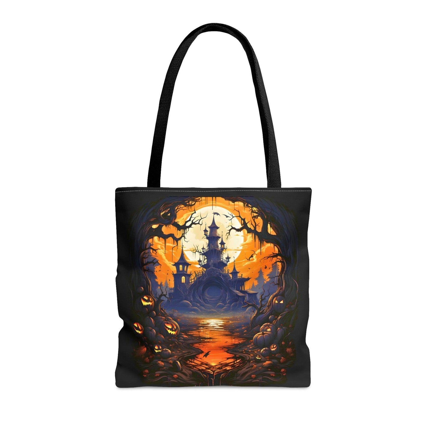 Happy Halloween Bag Trick or Treat Bag Love Fall Pumpkin Tote Bag Cute Market Bag - Aesthetic Bag, Fall Tote Bag, Mom Bag Canvas Bag - Giftsmojo